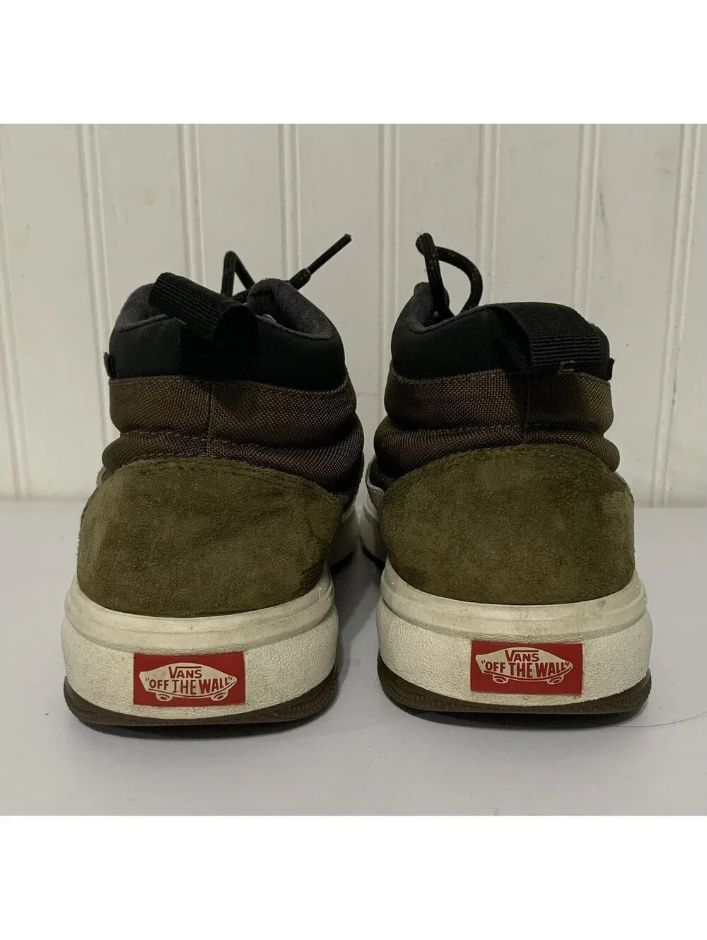 Vans UltraRange UltraCush Mens High Tops Olive Green Size 8.5 US T30